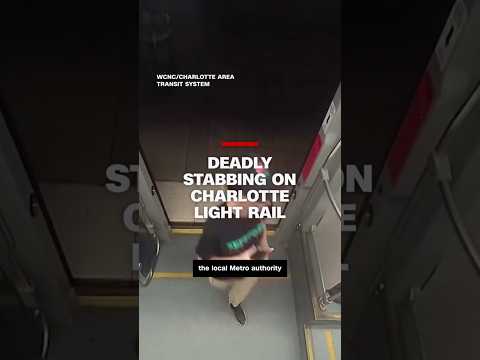 Ukrainian refugee stabbed on Charlotte light rail train