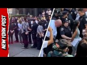 Anti-ICE Protesters ARRESTED in NYC