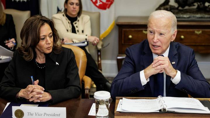 In new book, Harris laments "recklessness" that led to Biden's 2024 campaign
