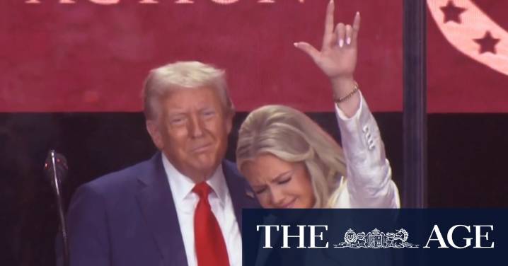 Mourners including US President Donald Trump gather for Charlie Kirk memorial