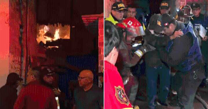 Barranco: rescatan a adulto mayor de 90 años atrapado en feroz incendio de una quinta