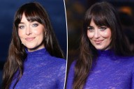 Dakota Johnson rocks sheer lace dress at Zurich Film Festival