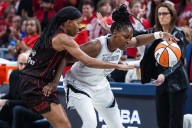 Deadspin | Jackie Young, Aces pull away for 2-1 edge over Fever