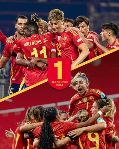 Se apodera España del ranking de la FIFA al desplazar a Argentina