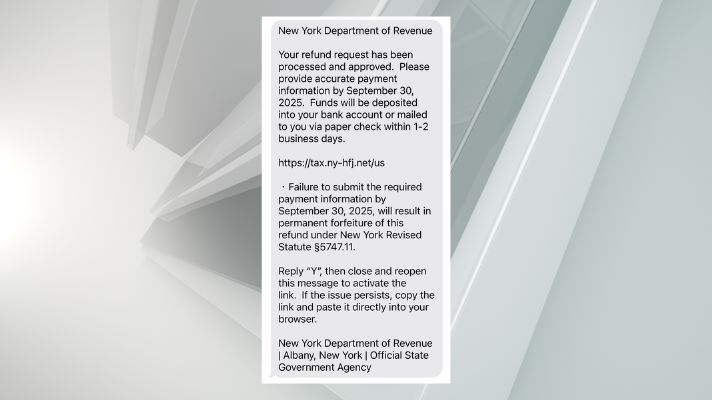 NYS issues warning on inflation refund check scams