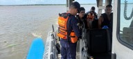 Guardacostas rescataron a 2 hombres, cuya canoa naufragó en el Río Magdalena