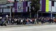 Manifestaciones generan caos cerca de San Victorino: operación de Transmilenio se ve afectada a esta hora