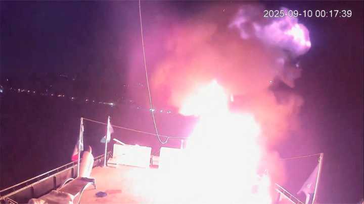 Global Sumud Flotilla to Gaza reports second drone attack