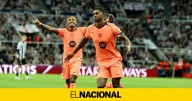 Tres jugadores del Barça no celebraron con ninguna efusividad los dos goles de Rashford