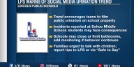 Lincoln middle school warns of public urination social media trend