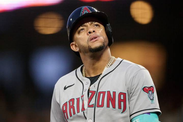 Diamondbacks 2B Ketel Marte leaves game vs. Giants