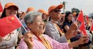 Parading for peace in celebration and commemoration of China's V