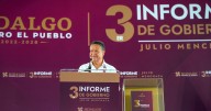 Julio Menchaca, gobernador de Hidalgo, da mensaje por su Tercer Informe de Gobierno desde Pachuca