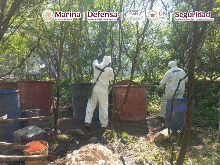 En Durango, desmantelan 2 laboratorios clandestinos con metanfetamina