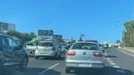 Dos horas para desplazarse entre la zona alta de los Realejos y La Laguna: La vida sigue igual en la autopista del Norte