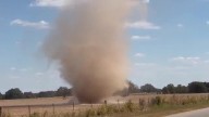 WATCH: Incredible dust devil spotted in Bastrop on Tuesday