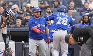 Yanquis cae 7-1 ante Azulejos de Toronto