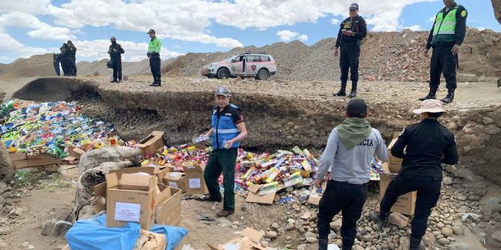 Sucamec destruye más de 13 toneladas de pirotécnicos decomisados en diversas regiones del Perú