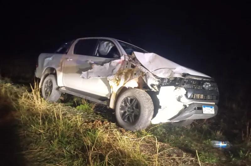 Milagro en la ruta: pareja resultó herida al embestir varios caballos