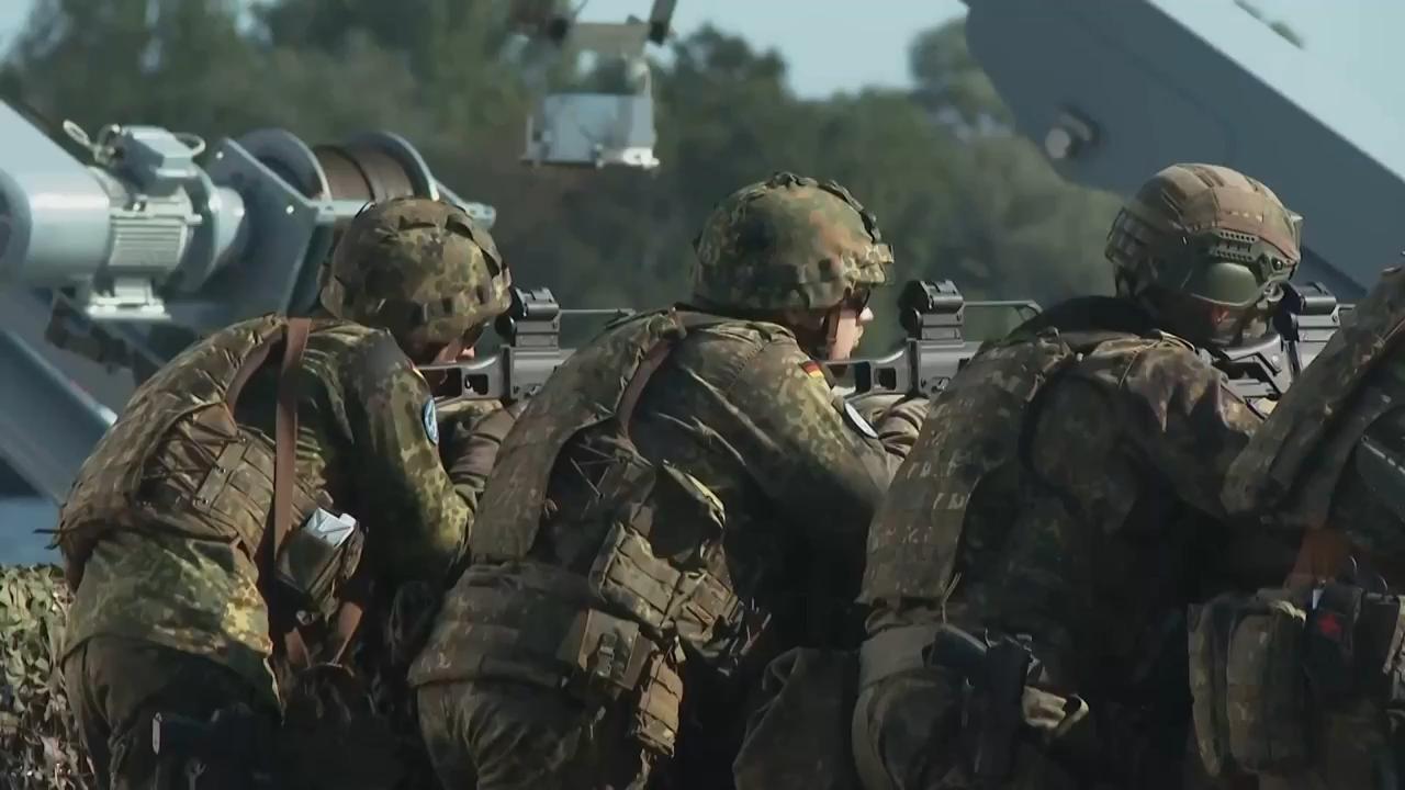 Germany leads a military exercise in the Baltic as tensions with Russia simmer