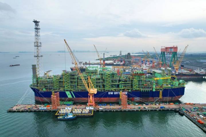Santos floating factory gets first gas from Barossa - News | InDaily, Inside South Australia