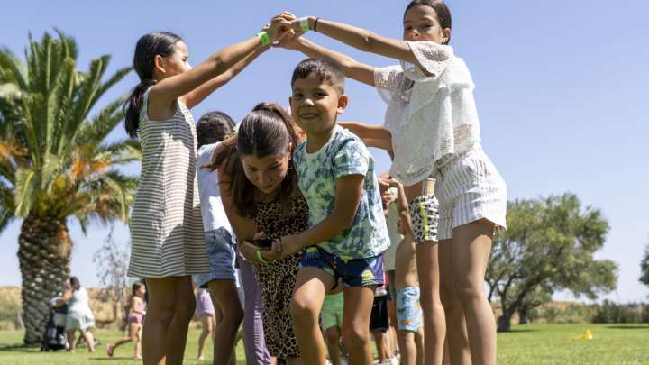 El pueblo de Navarra que ha celebrado el Día de la Familia con juegos, teatro y fútbol
