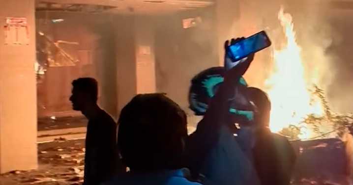 Rioters wreak havoc outside Nepal’s parliament