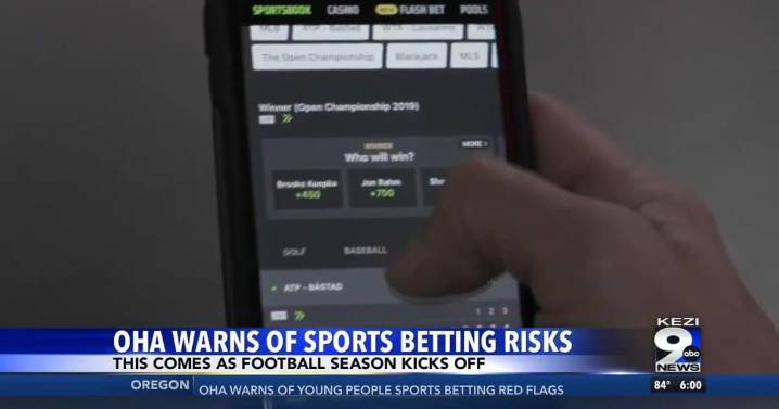 Oregon Health Authority talks sports betting risks as college students return to campus
