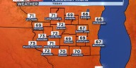 Seasonable Temperatures Today