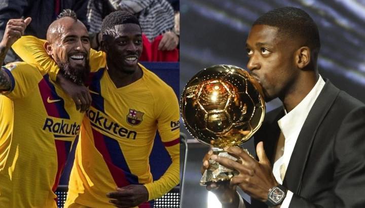 El sorpresivo mensaje de Arturo Vidal a Dembélé tras ganar el Balón de Oro