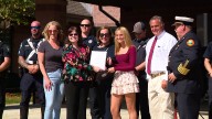 Massachusetts girl honored for rescuing 5