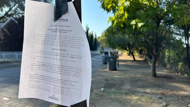 Fountain Square homeless camp removed