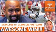 REACTION: Syracuse Football STUNNING BEATDOWN WIN vs. Clemson Tigers, But Steve Angeli INJURED