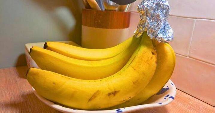 Bananas stay fresh for 2 weeks without going brown if kept with a simple household item