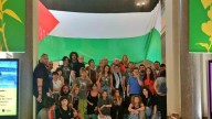 Marea Palestina en Madrid realiza acción por Gaza