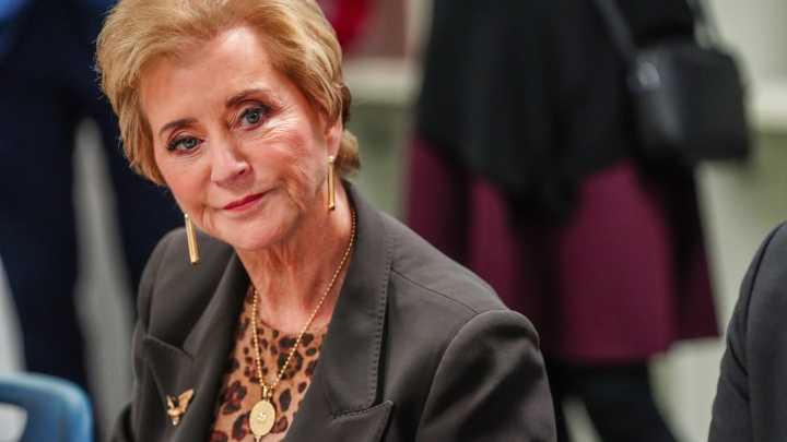 Linda McMahon tours Detroit charter school amid state budget standoff