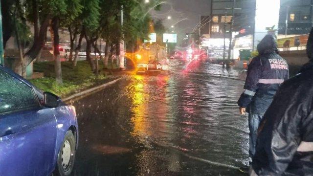 Inundado el Valle de México de tras intensas lluvias