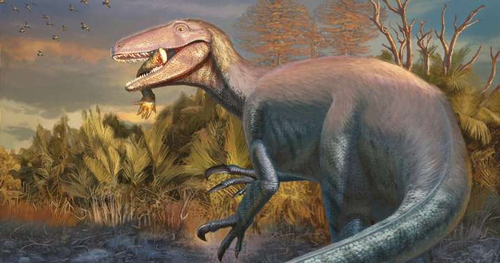 Scientists discover a new dinosaur from Argentina with a crocodile bone in its mouth