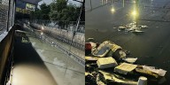 Línea A del Metro CDMX permanece inundada tras intensa lluvia