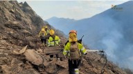 Se ralentiza el avance del incendio en Peñalba de la Sierra (Guadalajara)