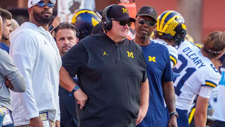 Michigan’s Biff Poggi drops hilarious ‘hospital’ plan after Nebraska win