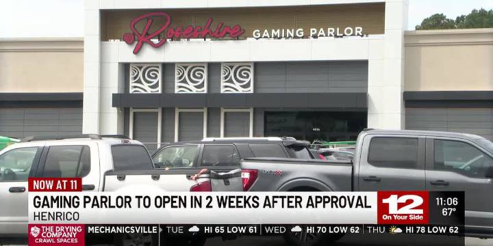 Opening date set for gaming parlor in Henrico County