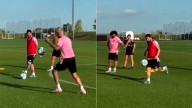 El golazo imposible de Messi en un desafío con De Paul durante un entrenamiento