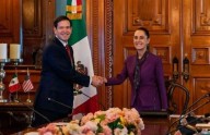 Se reúnen Sheinbaum y Rubio en Palacio Nacional