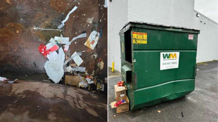 Pup Tied In Trash Bag Is Pulled From Dumpster In A Last-Minute Rescue By Tennessee Shelter Team