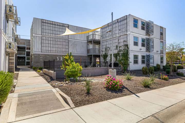 Stacks on Polk transforms shipping containers into housing