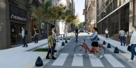 El gobierno porteño inició una obra para reconvertir la calle Viamonte