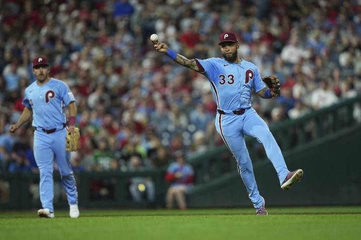 Phillies’ Edmundo Sosa hits injured list with groin strain, Rafael Lantigua called up