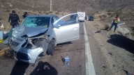 Un accidente frontal en Potrerillos dejó una mujer con fractura expuesta y varios heridos leves