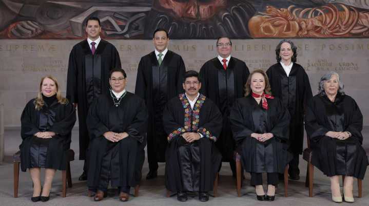 Revelan foto oficial de los nuevos ministros de la Suprema Corte